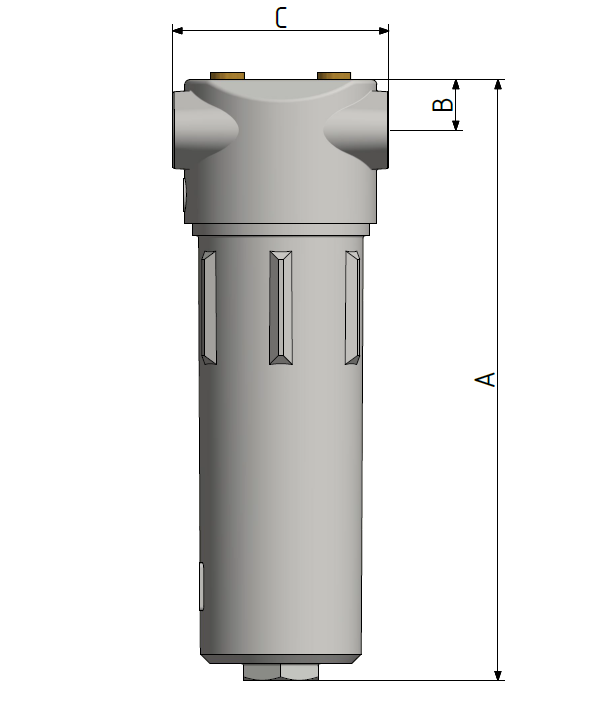 Feinfilter APF23MFO G1/4 Durchfluss 35 m³/h